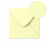 Sobre marfil efecto martillado 155x155 mm