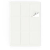 Etiquetas adhesivas rectangulares