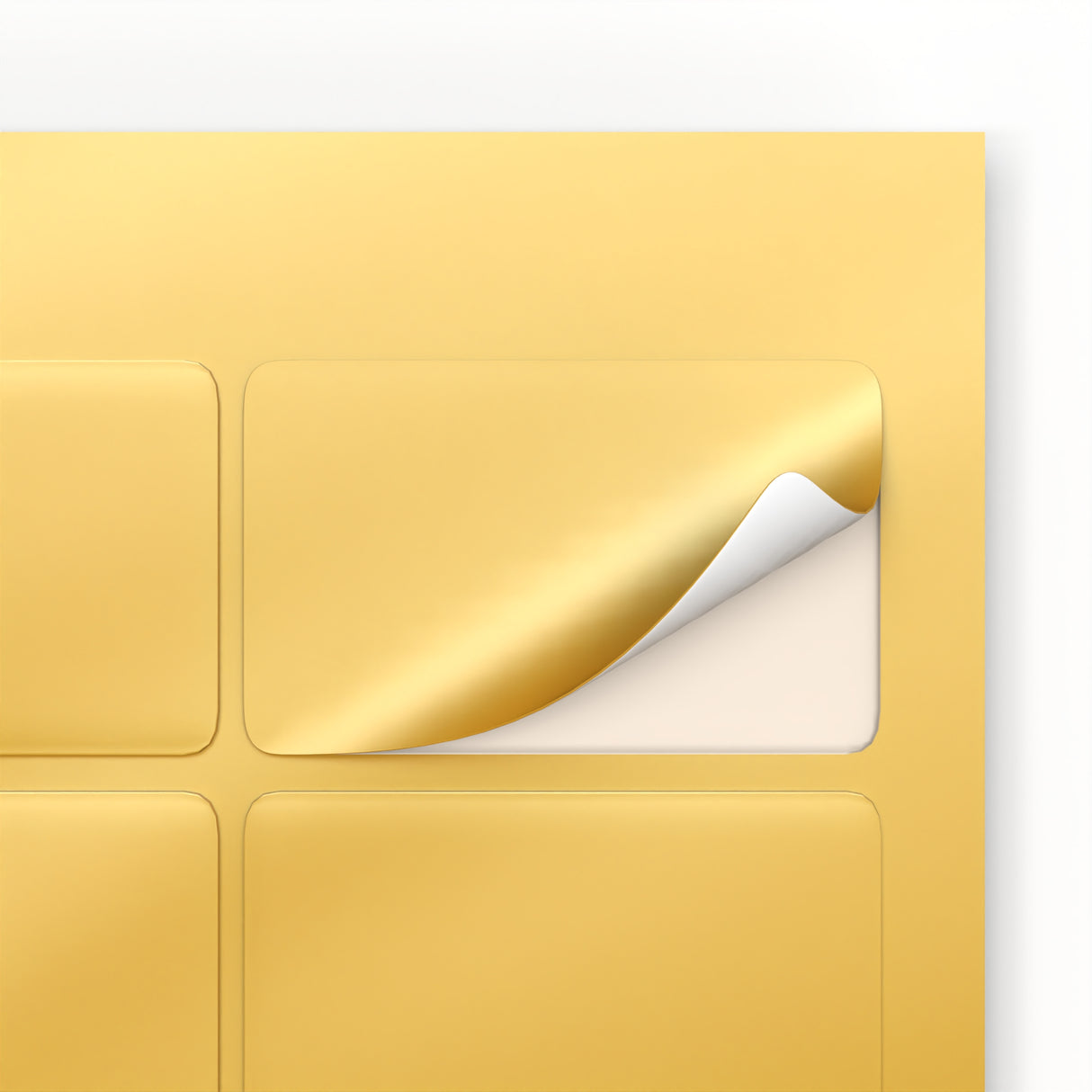 Etiquetas adhesivas rectangulares