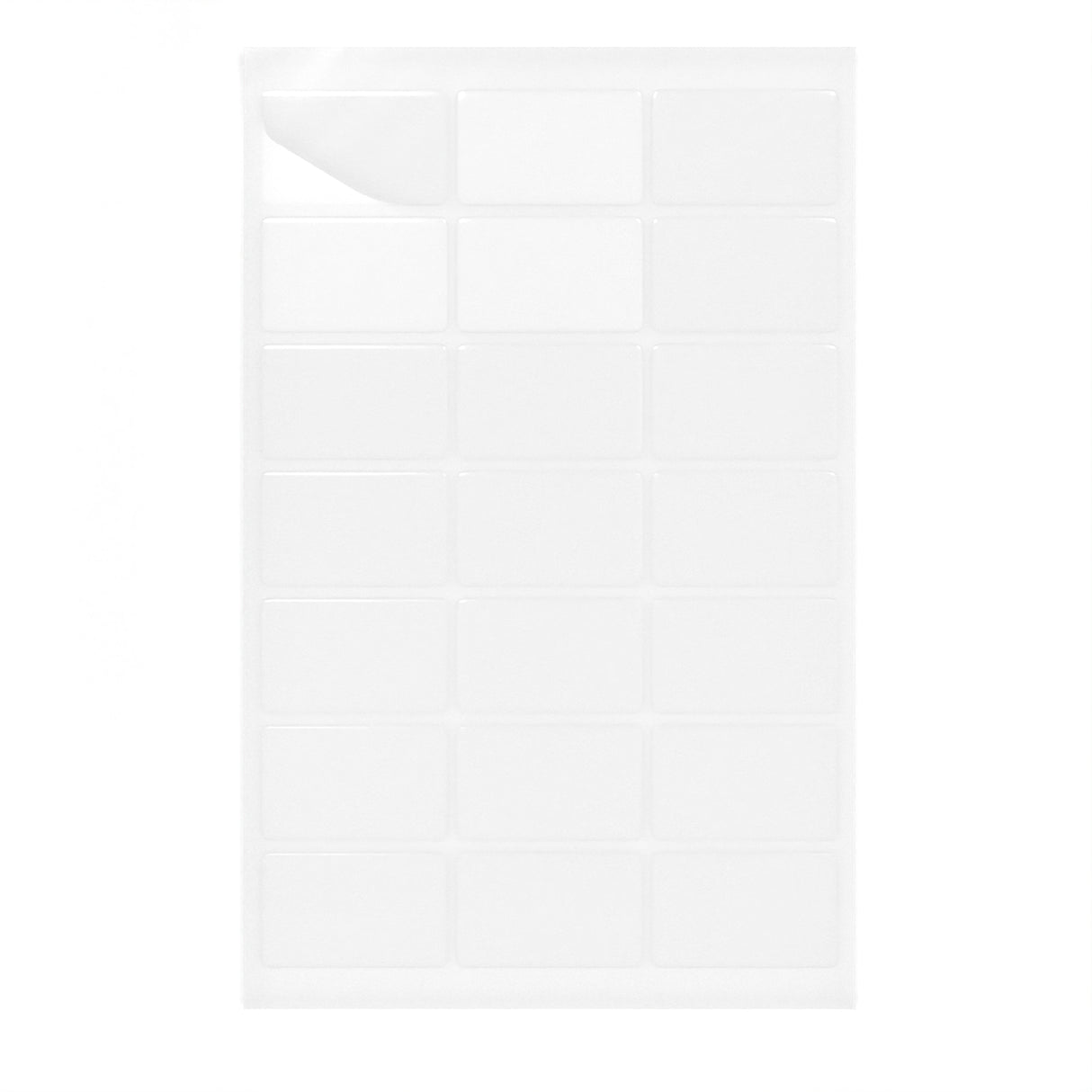 Etiquetas adhesivas rectangulares
