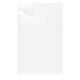 Etiquetas adhesivas rectangulares