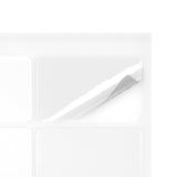 Etiquetas adhesivas rectangulares