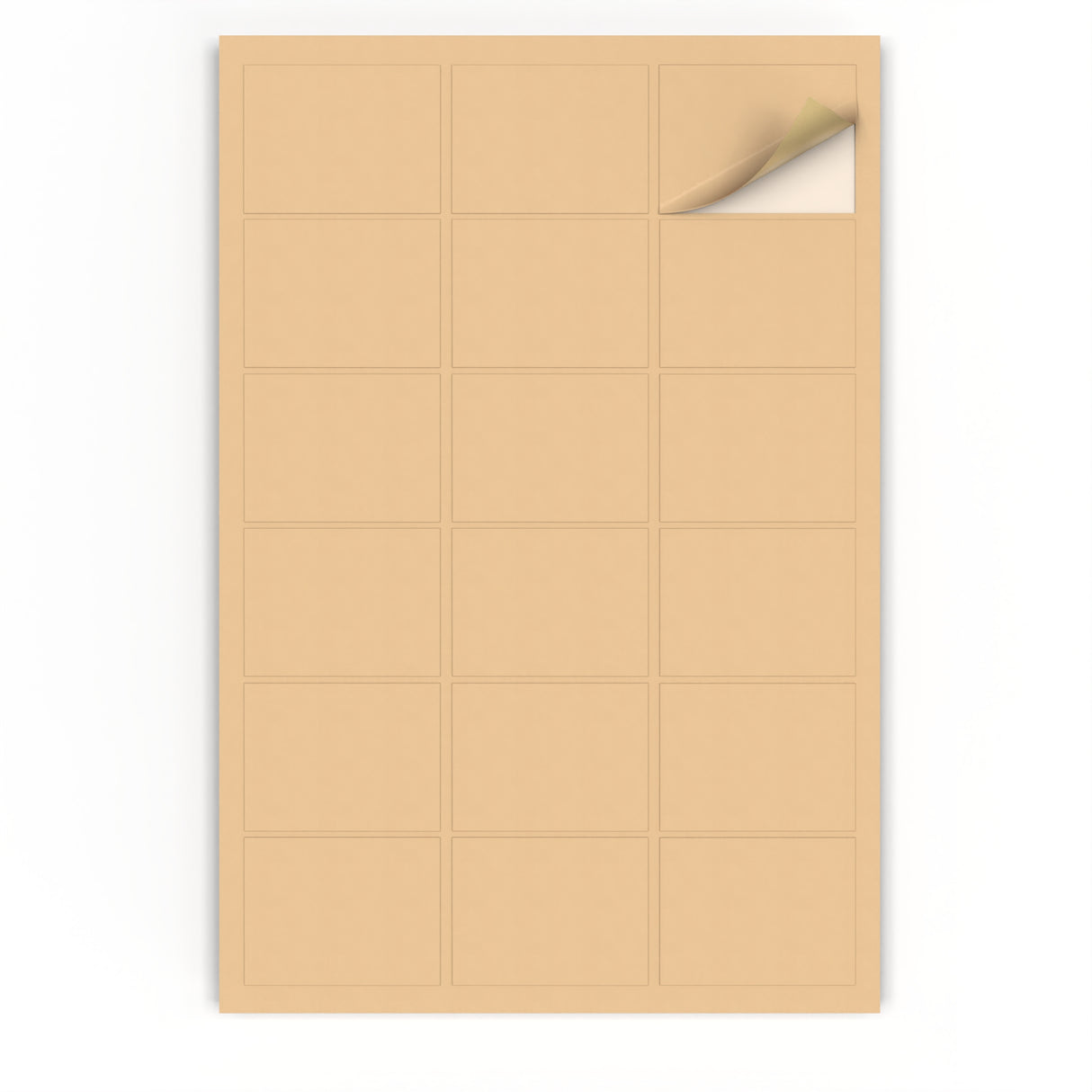 Etiquetas adhesivas rectangulares