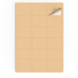 Etiquetas adhesivas rectangulares