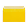Coloured Translucent Envelopes Yellow 110 x 220 mm (DL)