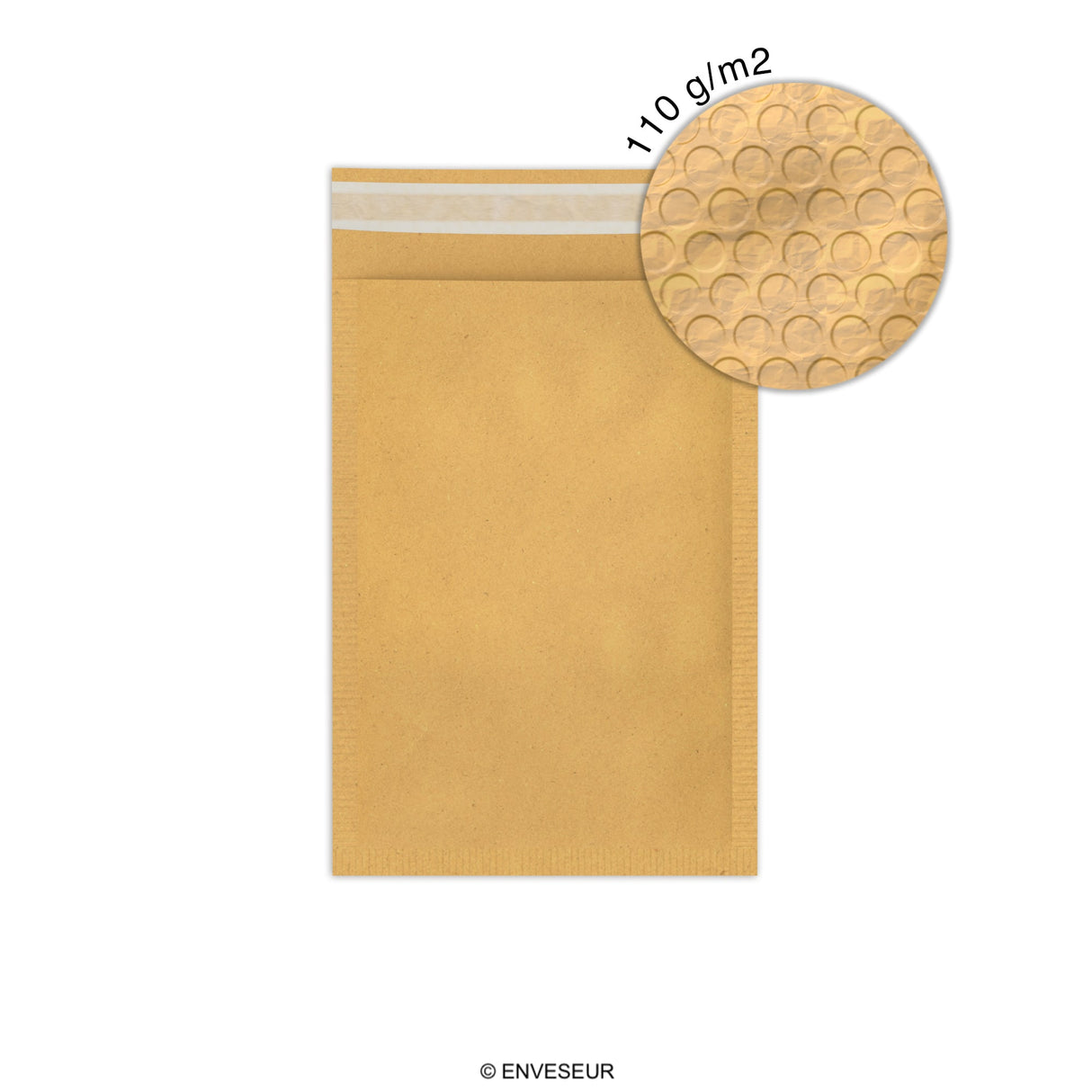 Bolsas acolchadas Kraft con burbujas - Baratas