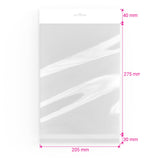 Bolsas celofán con encabezado (PPO)