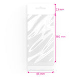 Bolsas celofán con encabezado (PPO)