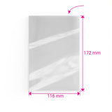 Bolsas celofán sin cierre