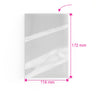 Cello Bags (Open Top) Clear 172 x 116 mm