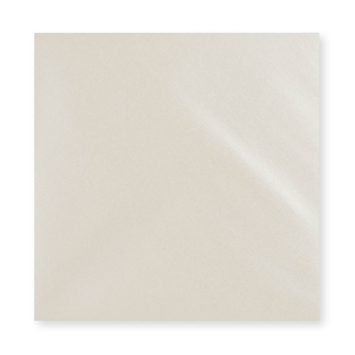 Sobre color ostra perlado - Solapa Diamante 140x140 mm