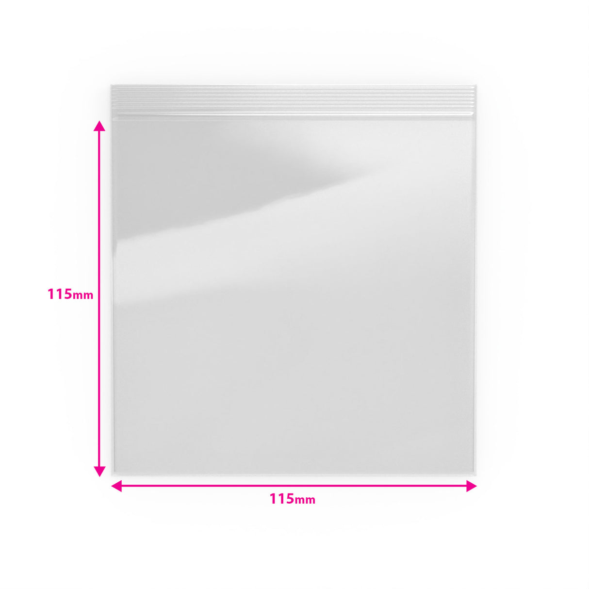 Bolsas de plástico transparente con cierre zip