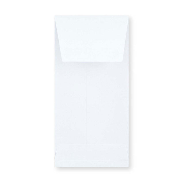 DL White Recycled Peel & Seal Gusset Envelope (220 x 110 x 25mm)