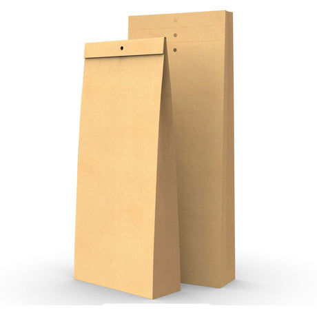Bolsa kraft para muestras con agujeros 345x140x45mm