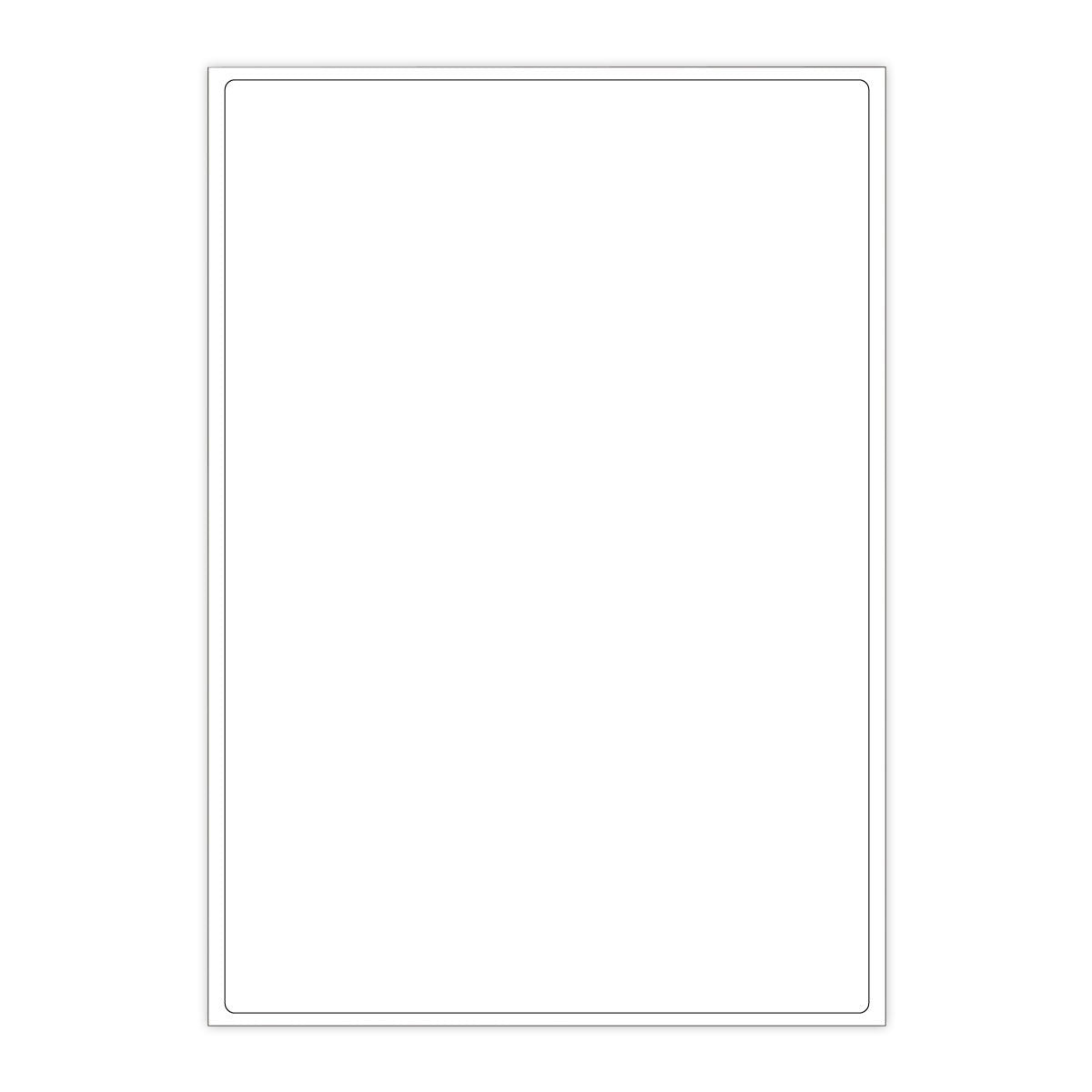 Etiquetas adhesivas blancas y transparentes