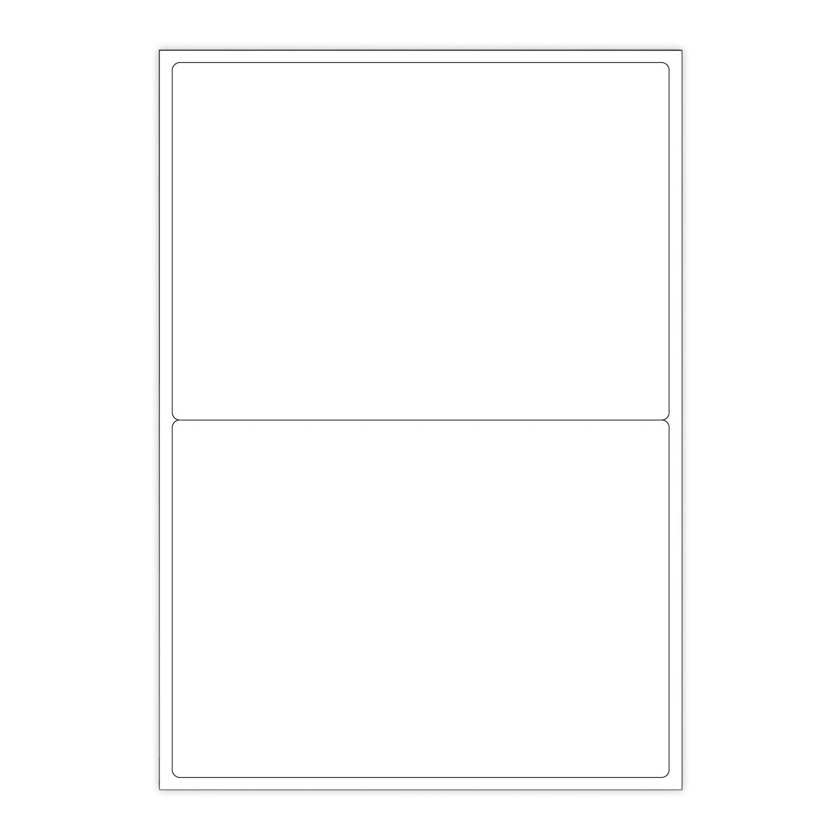 Etiquetas adhesivas blancas y transparentes