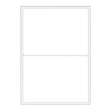 Etiquetas adhesivas blancas y transparentes