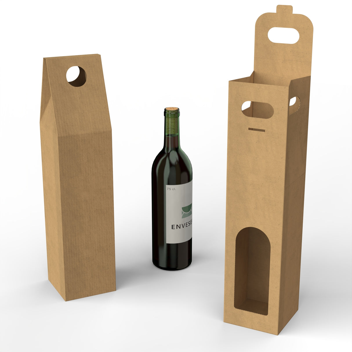 Estuche para botellas de vino (75 cl.)