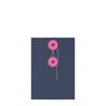 Coloured envelopes with string and washer closure Navy Blue + Pink 162 x 114 mm (C6)