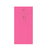 Sobres de colores con cierre de cuerda y arandela