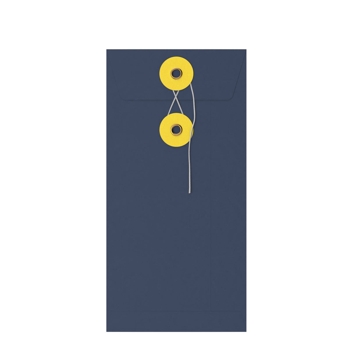 Sobres de colores con cierre de cuerda y arandela