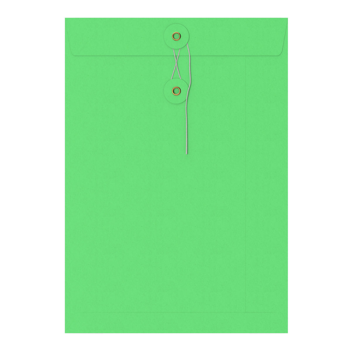 Sobres de colores con cierre de cuerda y arandela