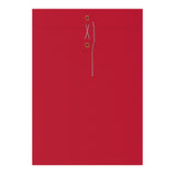 Sobres de colores con cierre de cuerda y arandela