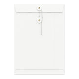 Sobres de colores con cierre de cuerda y arandela