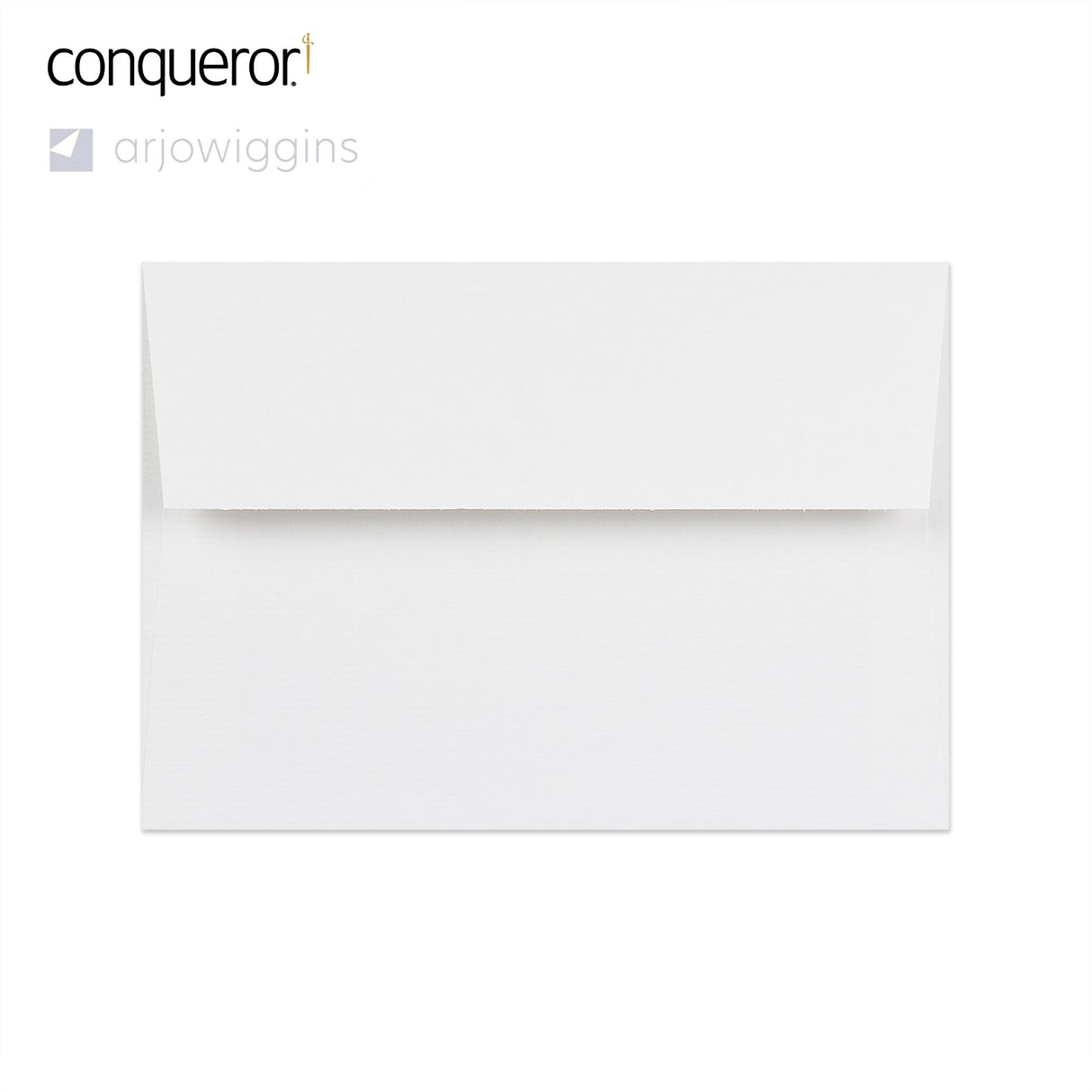 Sobre blanco brillante verjurado Conqueror de 114x162 mm (C6)